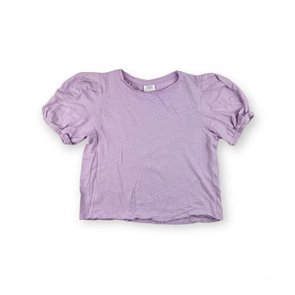 Zara Lavender Puff Sleeve Top